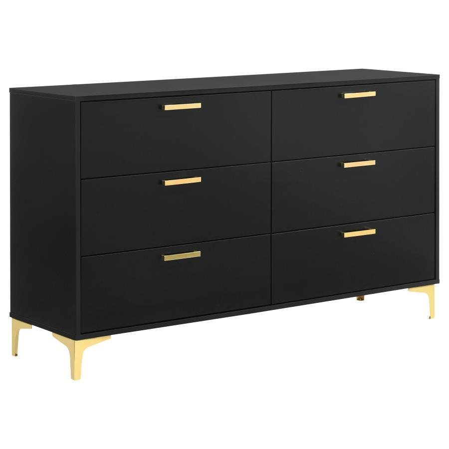 Coaster Fine Furniture Kendall - 6-Drawer Dresser | Meri Furniture