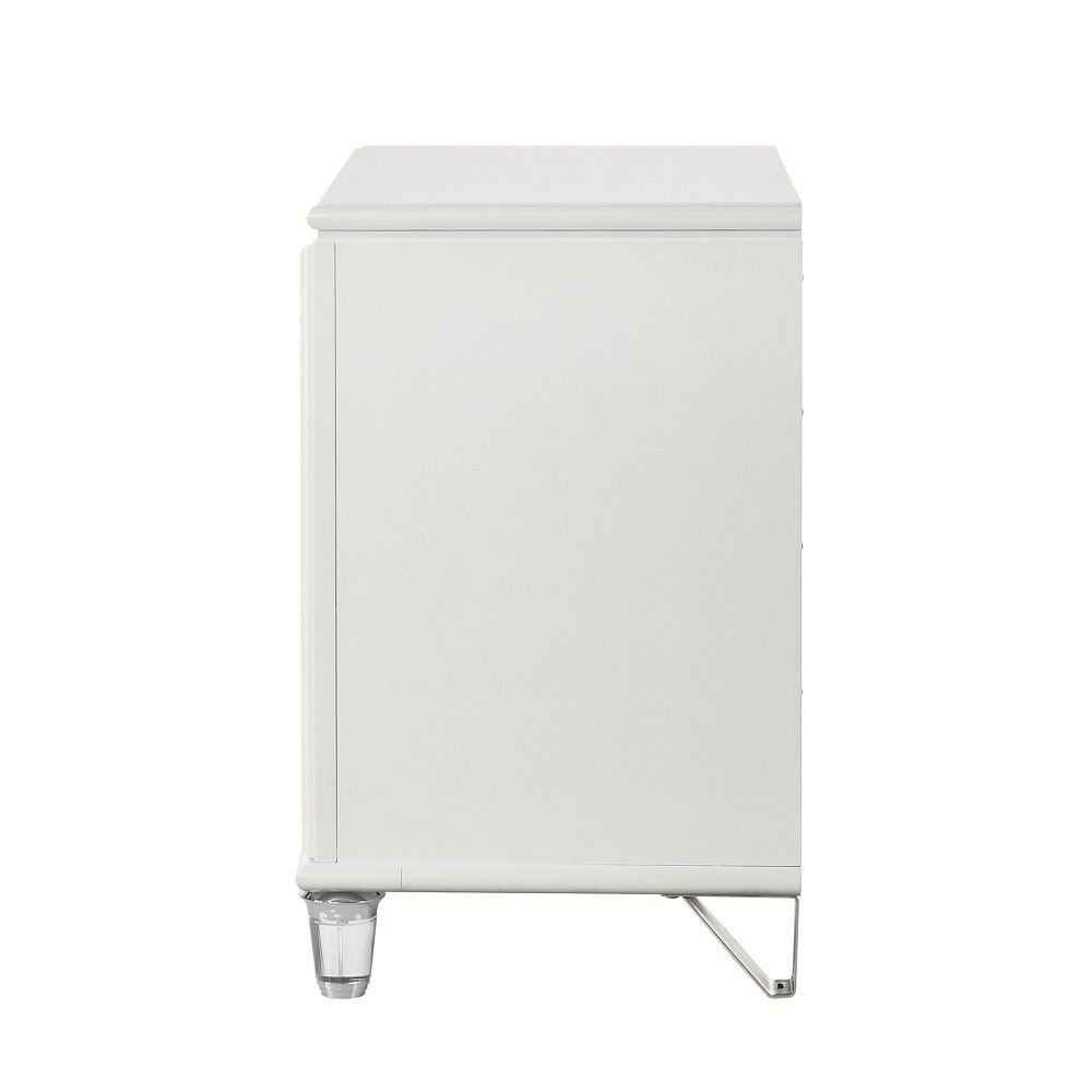 ACME Tarian - Nightstand - Pearl White | Meri Furniture