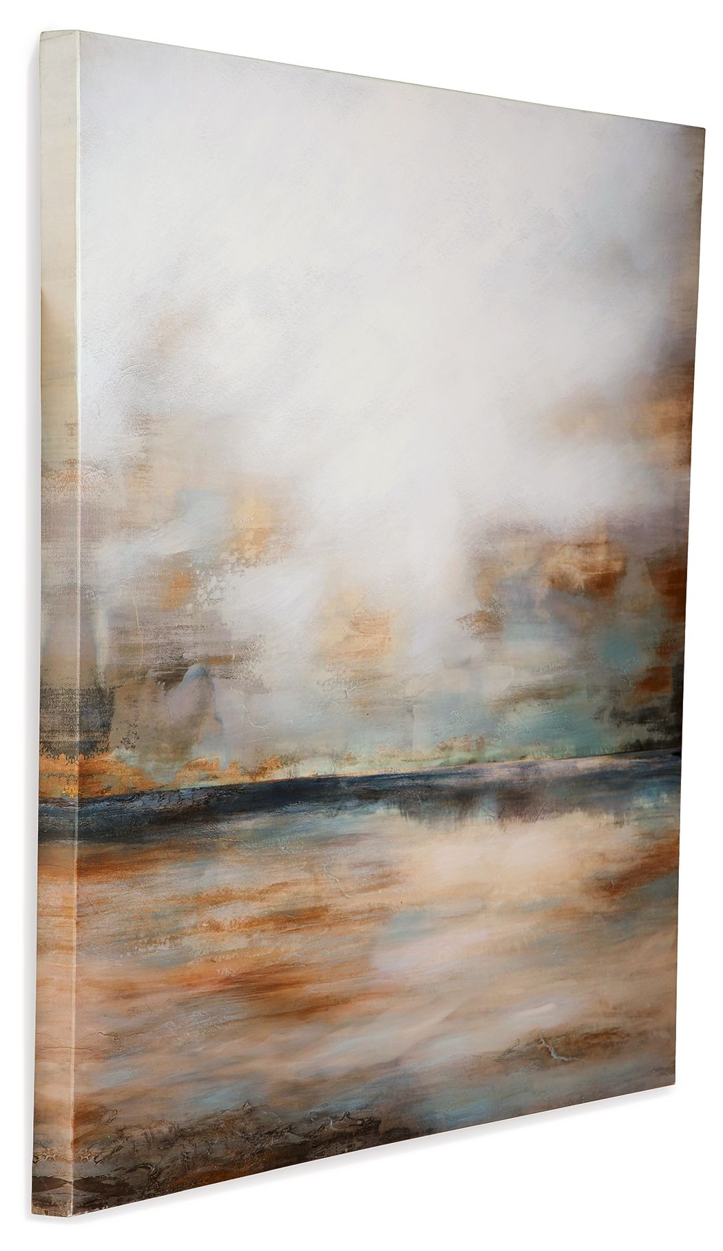 Signature Design by Ashley® Weatheridge - Grey / Gold - Wall Art | Meri Furniture