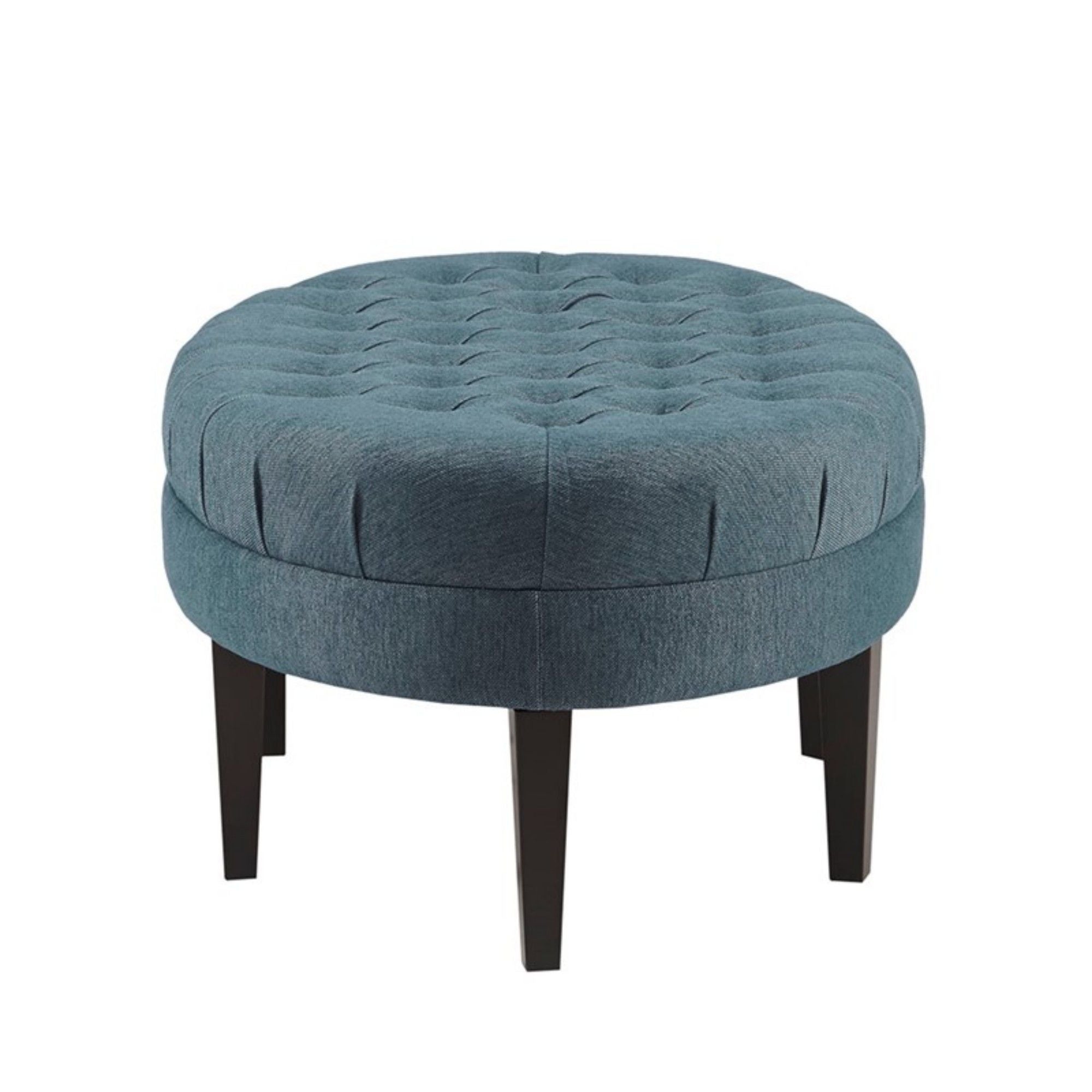 Martin - Surfboard Tufted Ottoman With Button Tufting - Blue