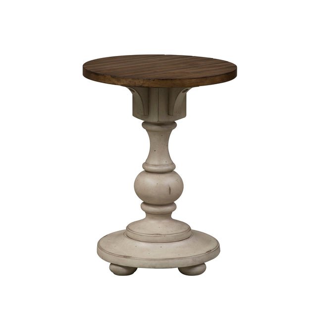 Liberty Furniture Morgan Creek - Chair Side Table - White | Meri Furniture