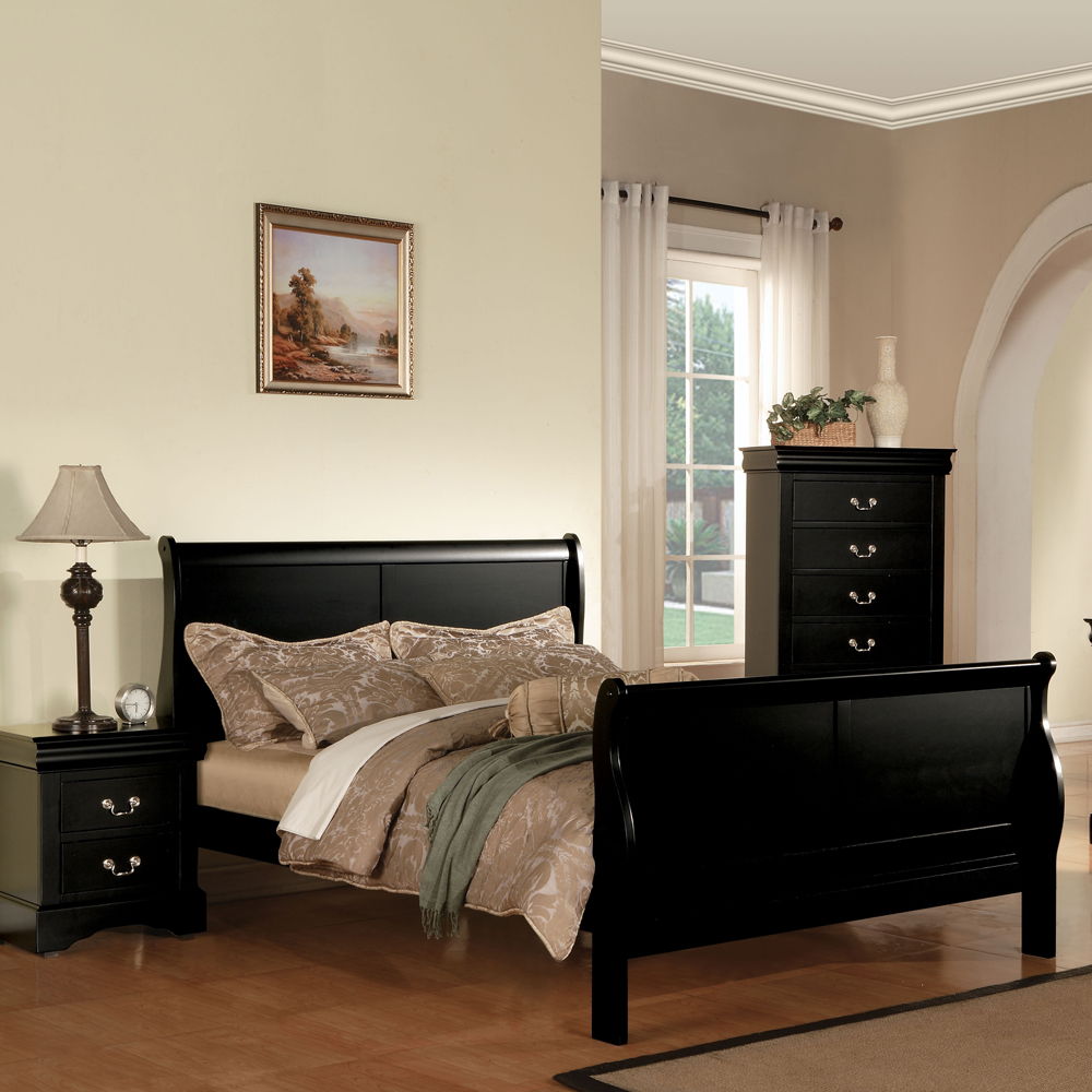 ACME Louis Philippe III - Bed (FB 34"H) | Meri Furniture