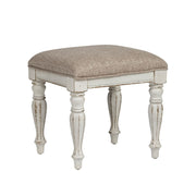 Liberty Furniture Magnolia Manor - Vanity Stool - White | Meri Furniture