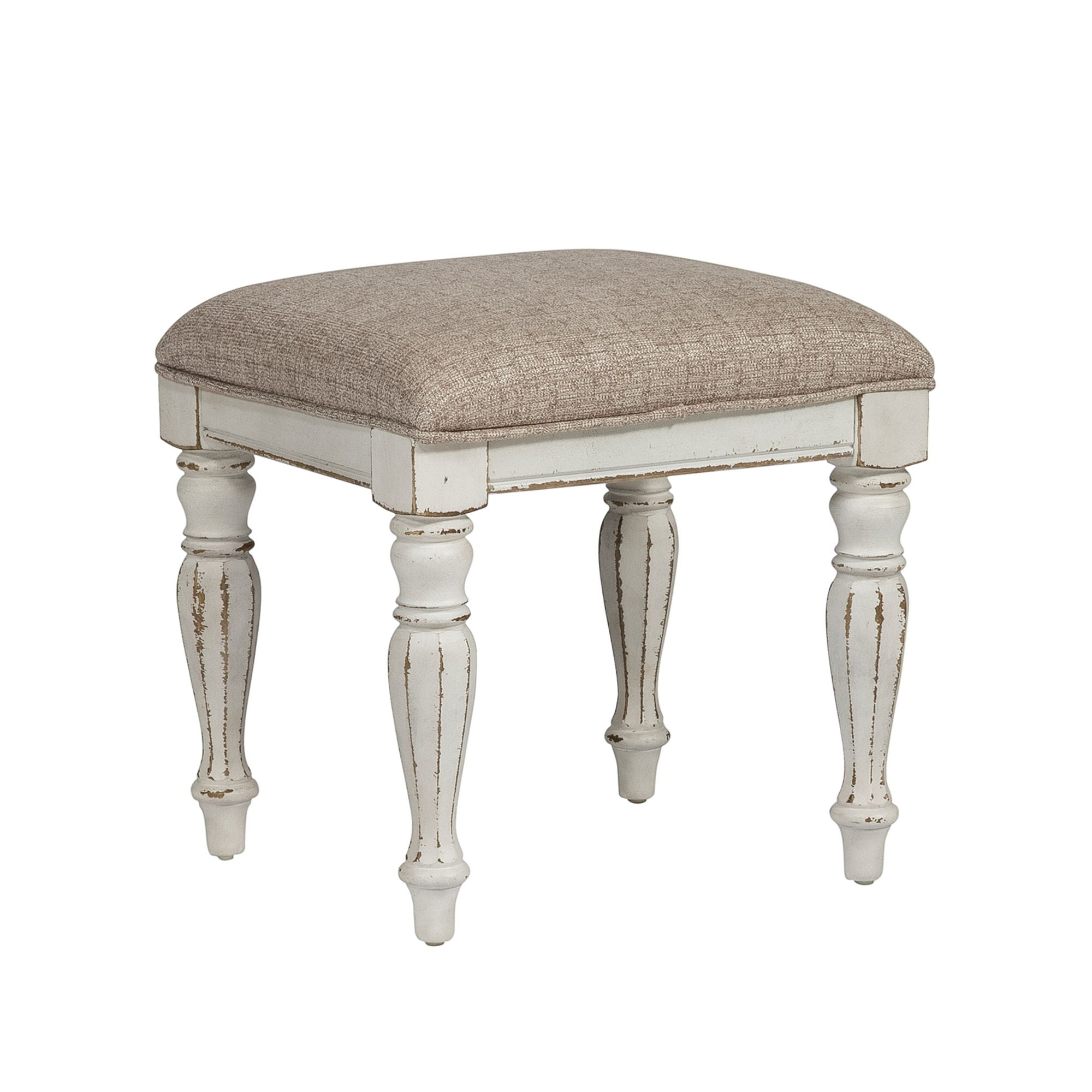 Liberty Furniture Magnolia Manor - Vanity Stool - White | Meri Furniture