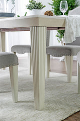 Daniella - Dining Table - Antique White / Gray