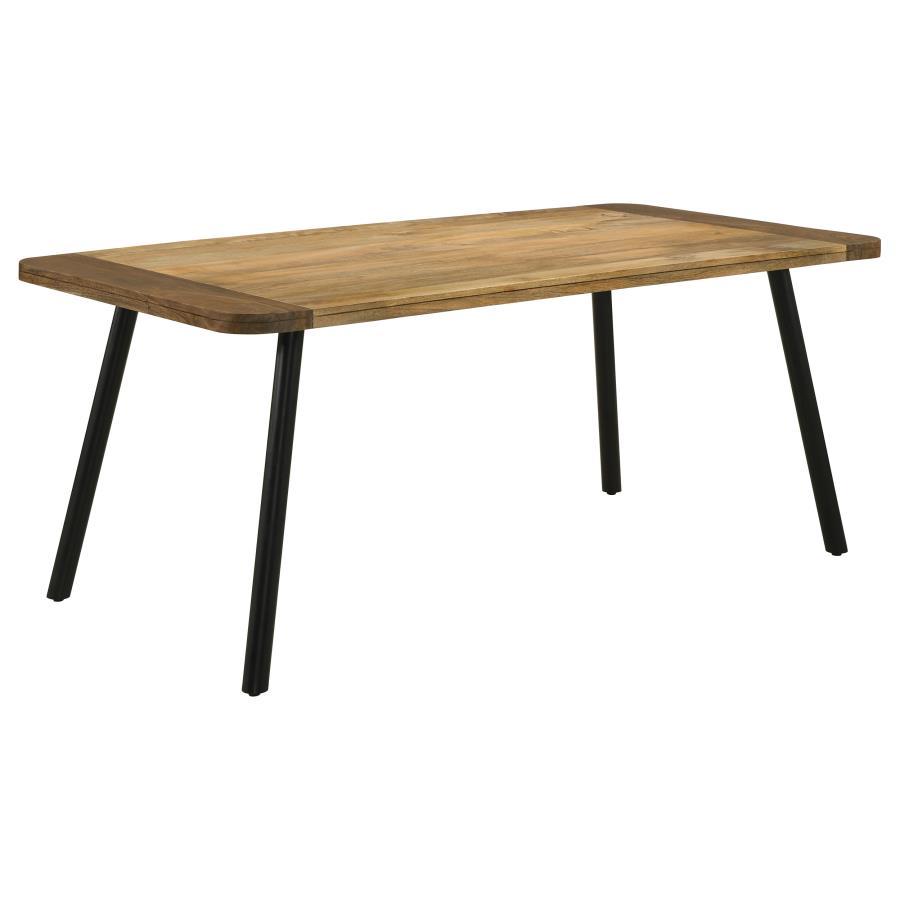 Coaster Fine Furniture Maverick - Solid Wood Dining Table - Natural Mango | Meri Furniture