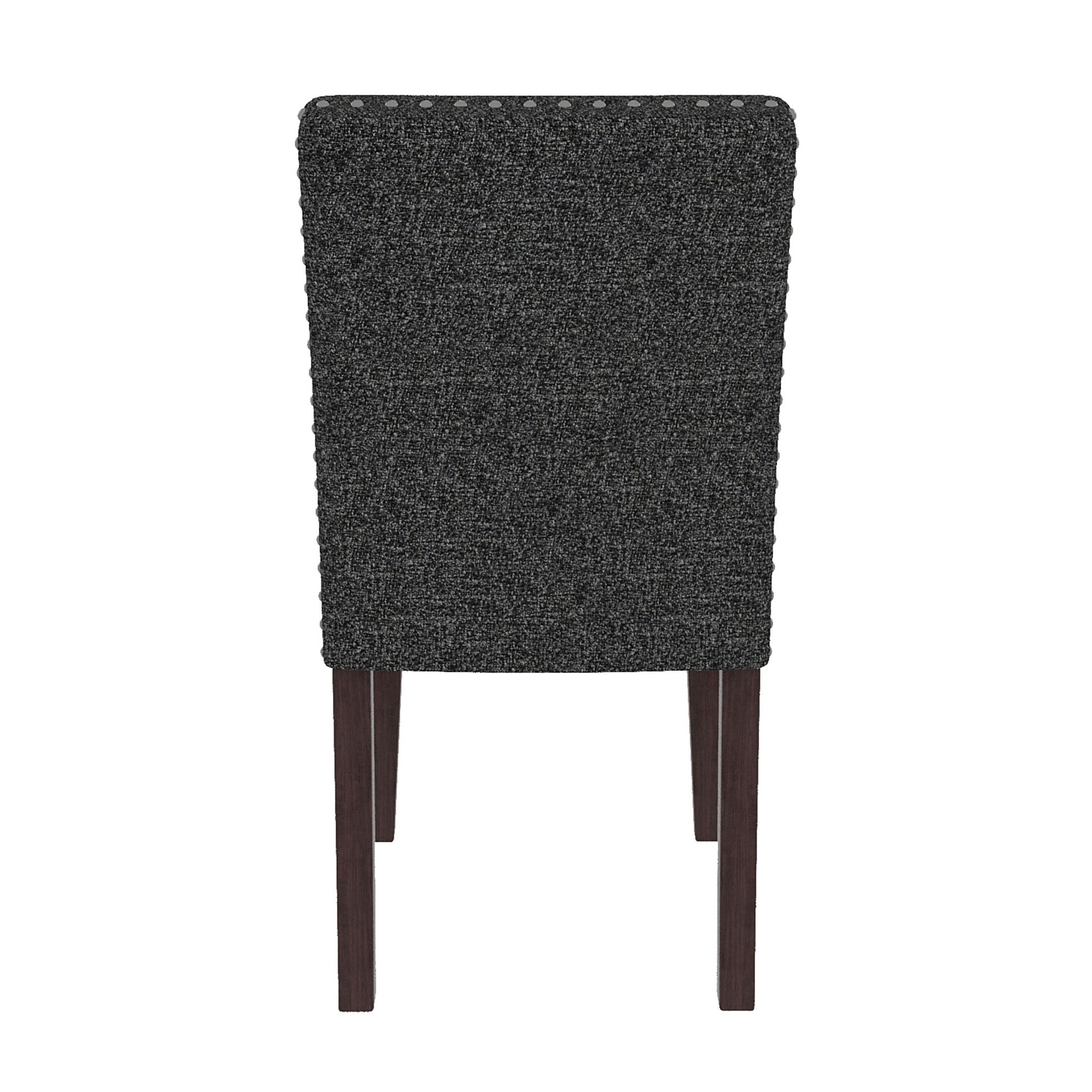 Upholstered Dining Chair With High Back Design (Set of 2)