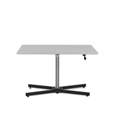 Take a break and get out of the chair once in a while with the adjustable Inscho lift desk. The sturdy base and the large table top allow for plenty of room for working in both sitting or standing positions.