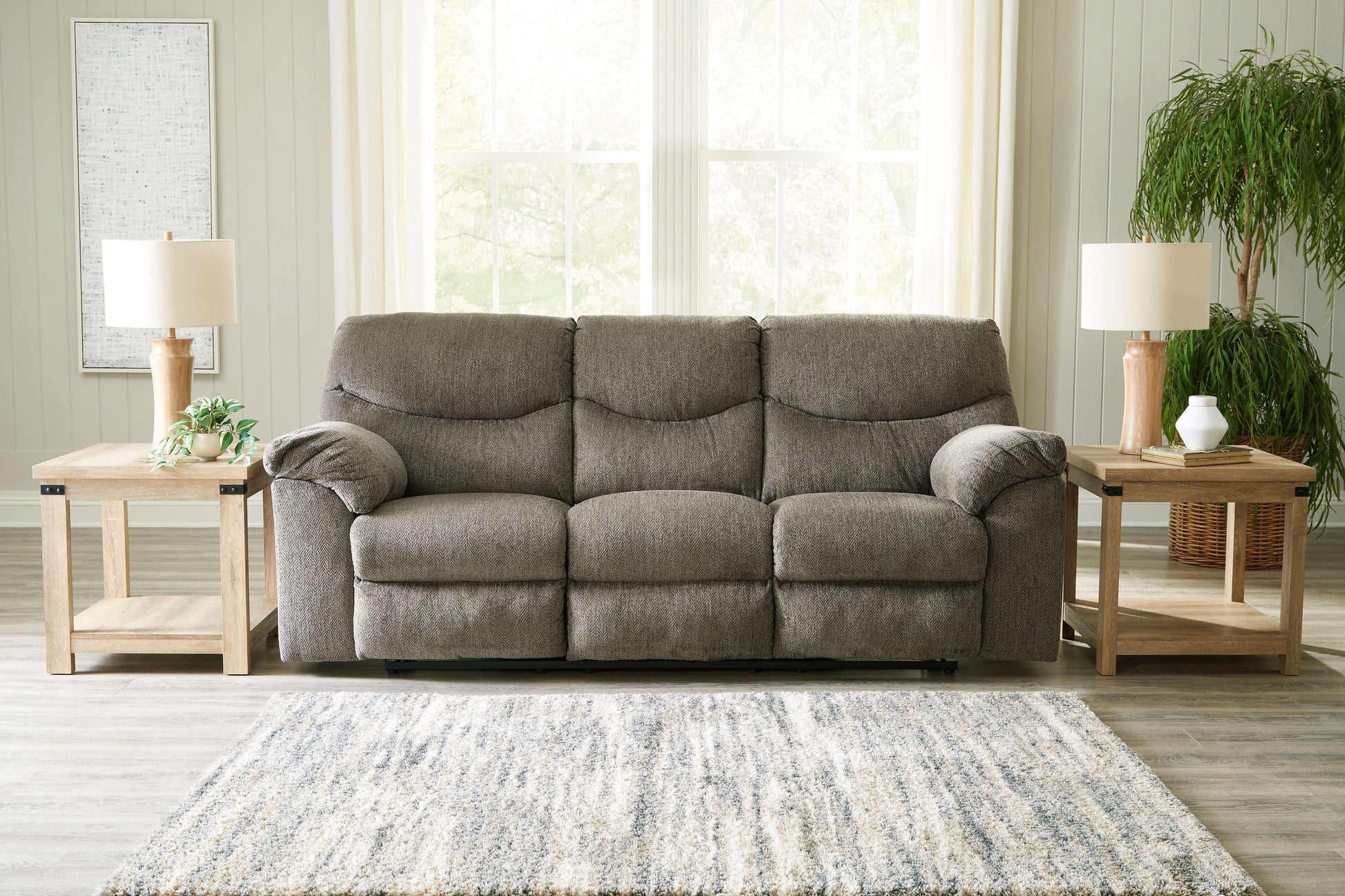 Signature Design by Ashley® Alphons - Reclining Sofa | Meri Furniture