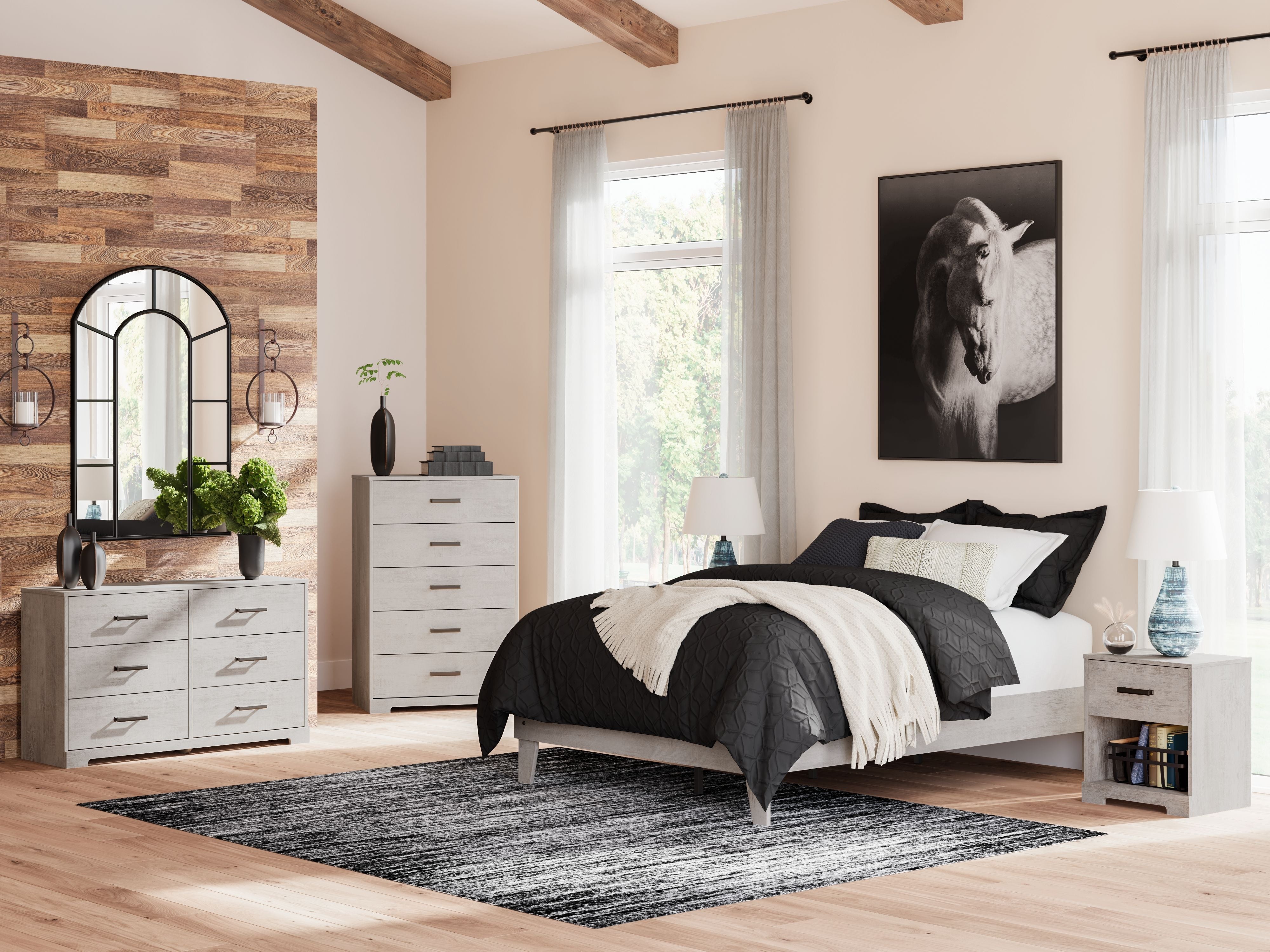 Signature Design by Ashley® Shawburn - Platform Bed Set | Meri Furniture