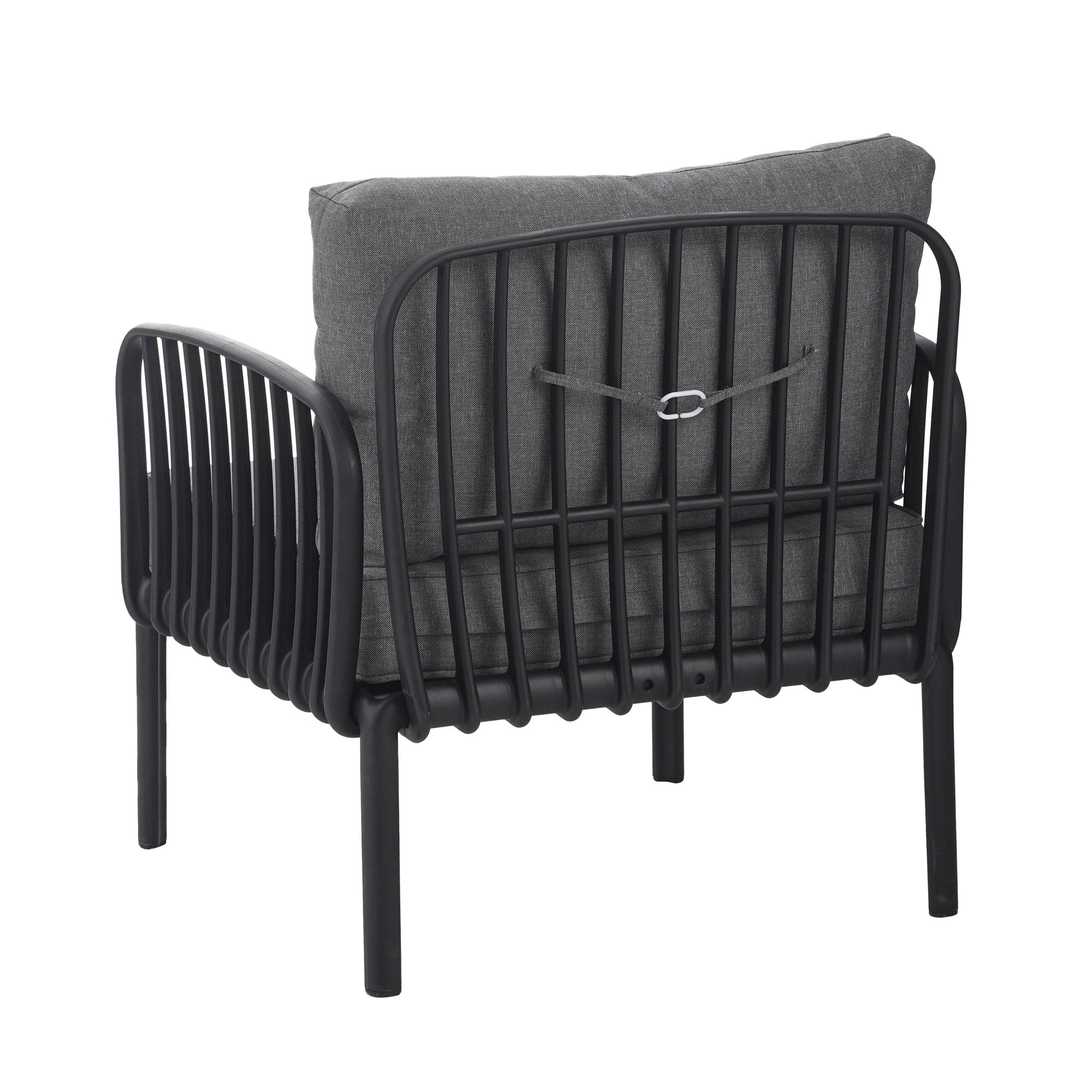 Outdoor Patio Club Chair, Waterproof Thick Cushion Deep Seating