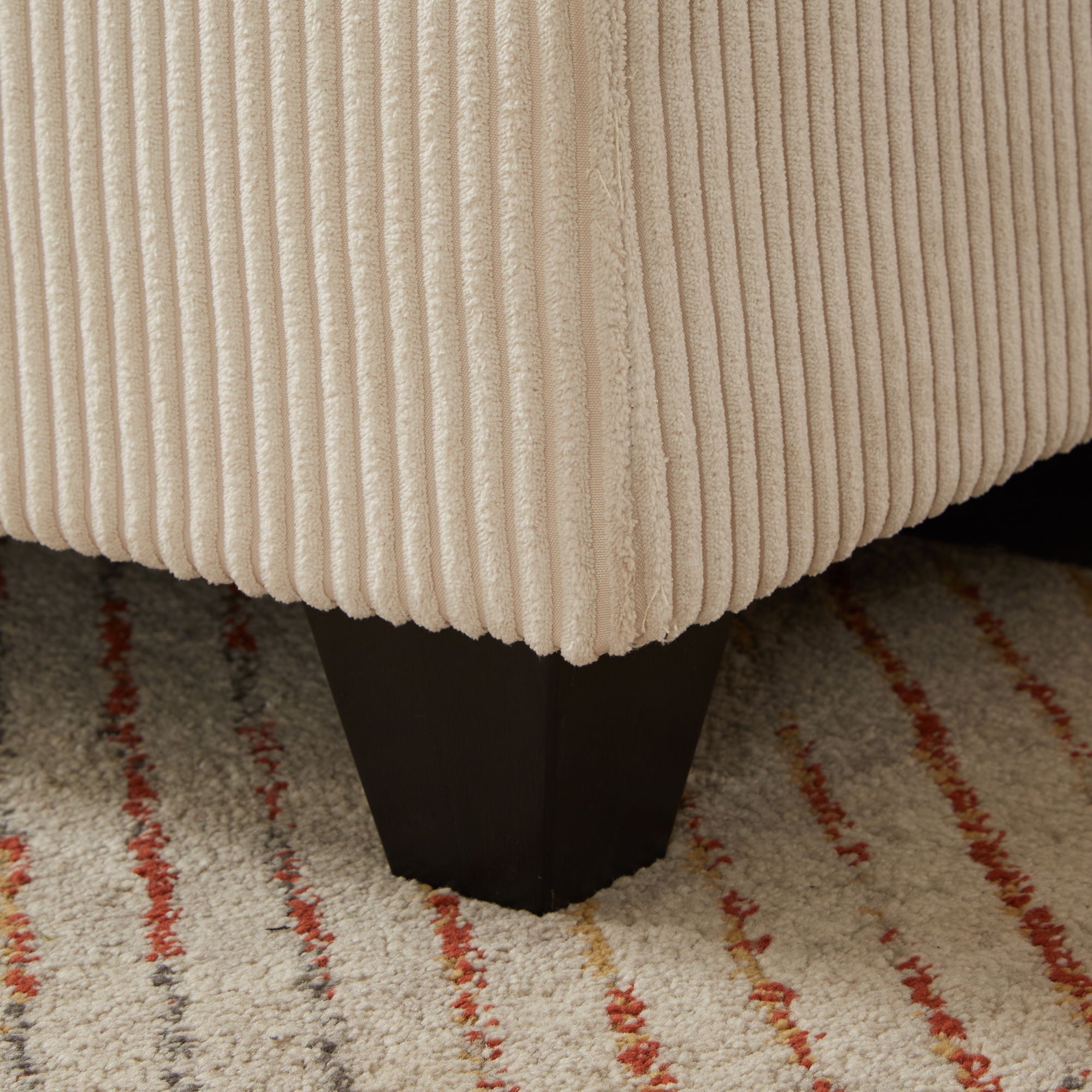 Convertible Chaise Lounge Sofa Chair With USB Ports, Cup Holders, Phone Holder And Storage