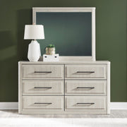Modern Play - Dresser & Mirror - White