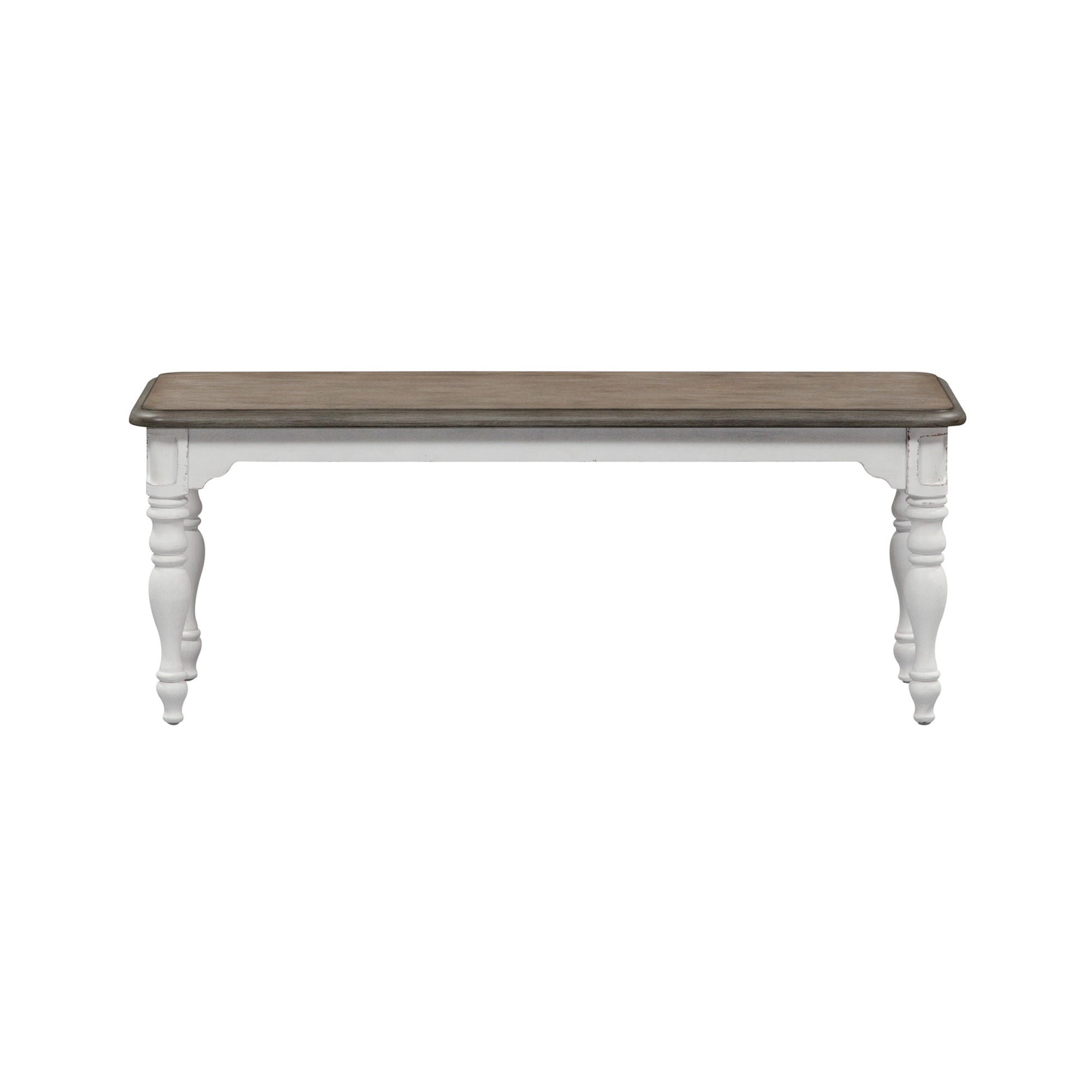 Liberty Furniture Magnolia Manor - Dining Bench - White | Meri Furniture