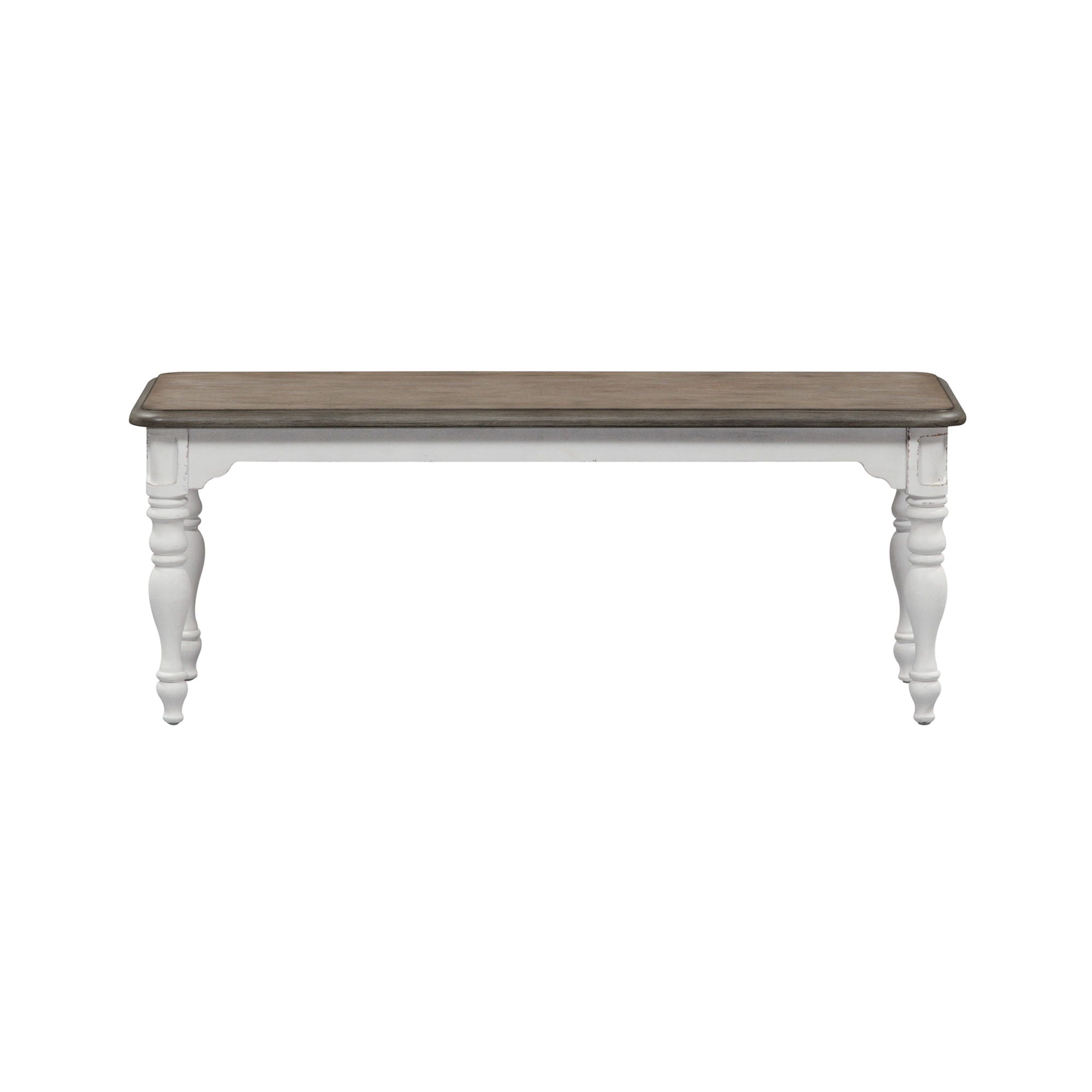 Liberty Furniture Magnolia Manor - Dining Bench - White | Meri Furniture