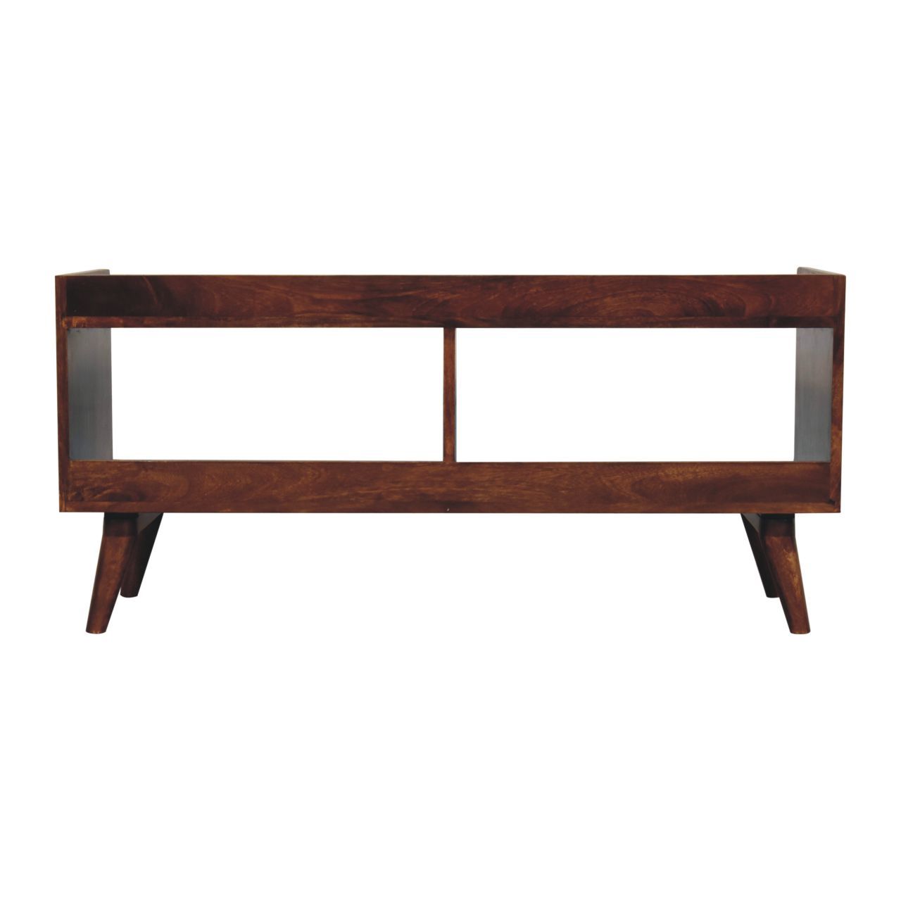 Open Top Media Unit - Brown