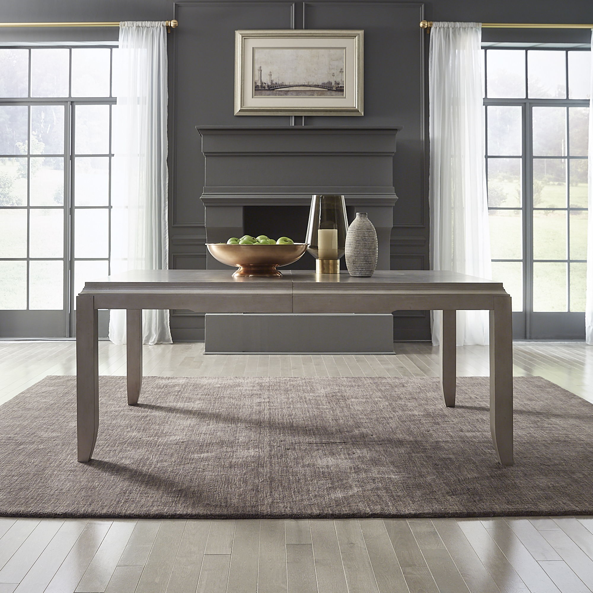 Liberty Furniture Montage - Rectangular Leg Table - Gray | Meri Furniture