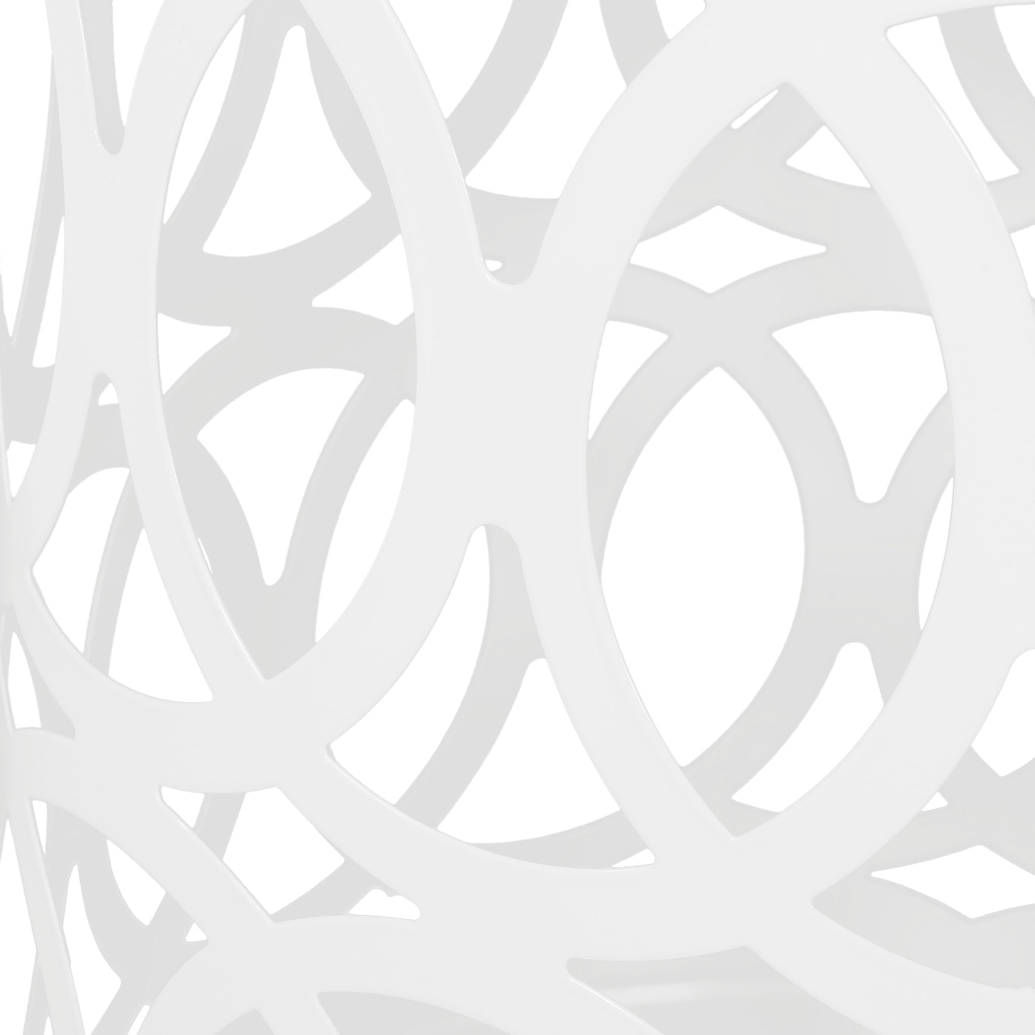 Outdoor Metal Large End Table, Modern Design