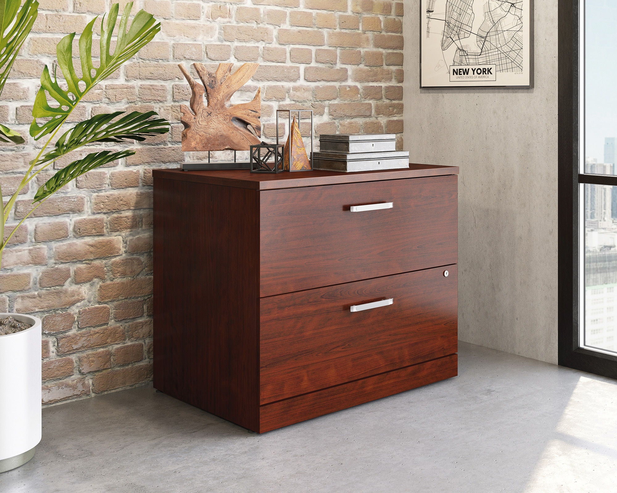 Cherry Commercial Lateral File Cabinet