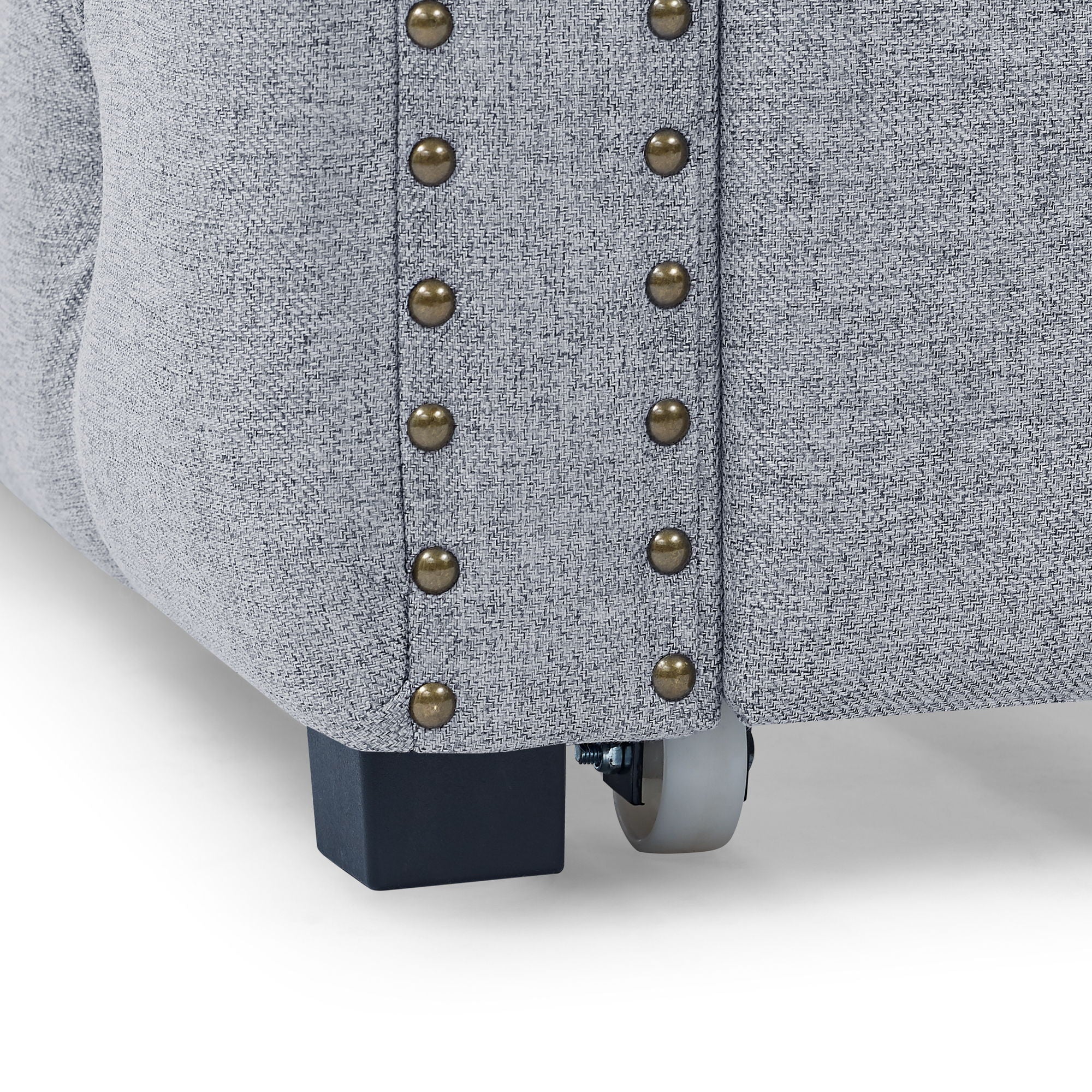 Inspired Upholstered Daybed With Trundle, Button Tufted