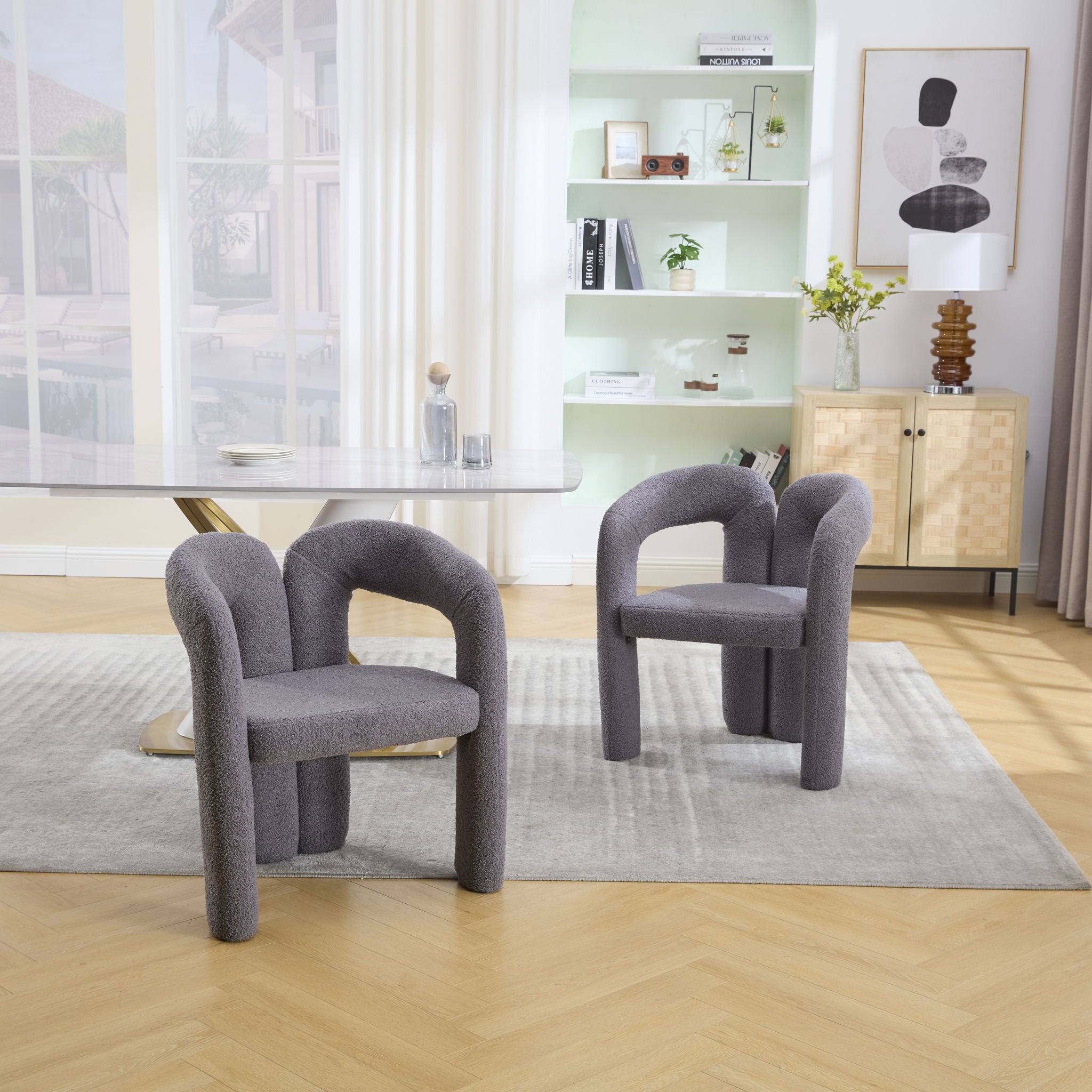 Coolmore Contemporary Designed Accent / Dining Chair With Armrests