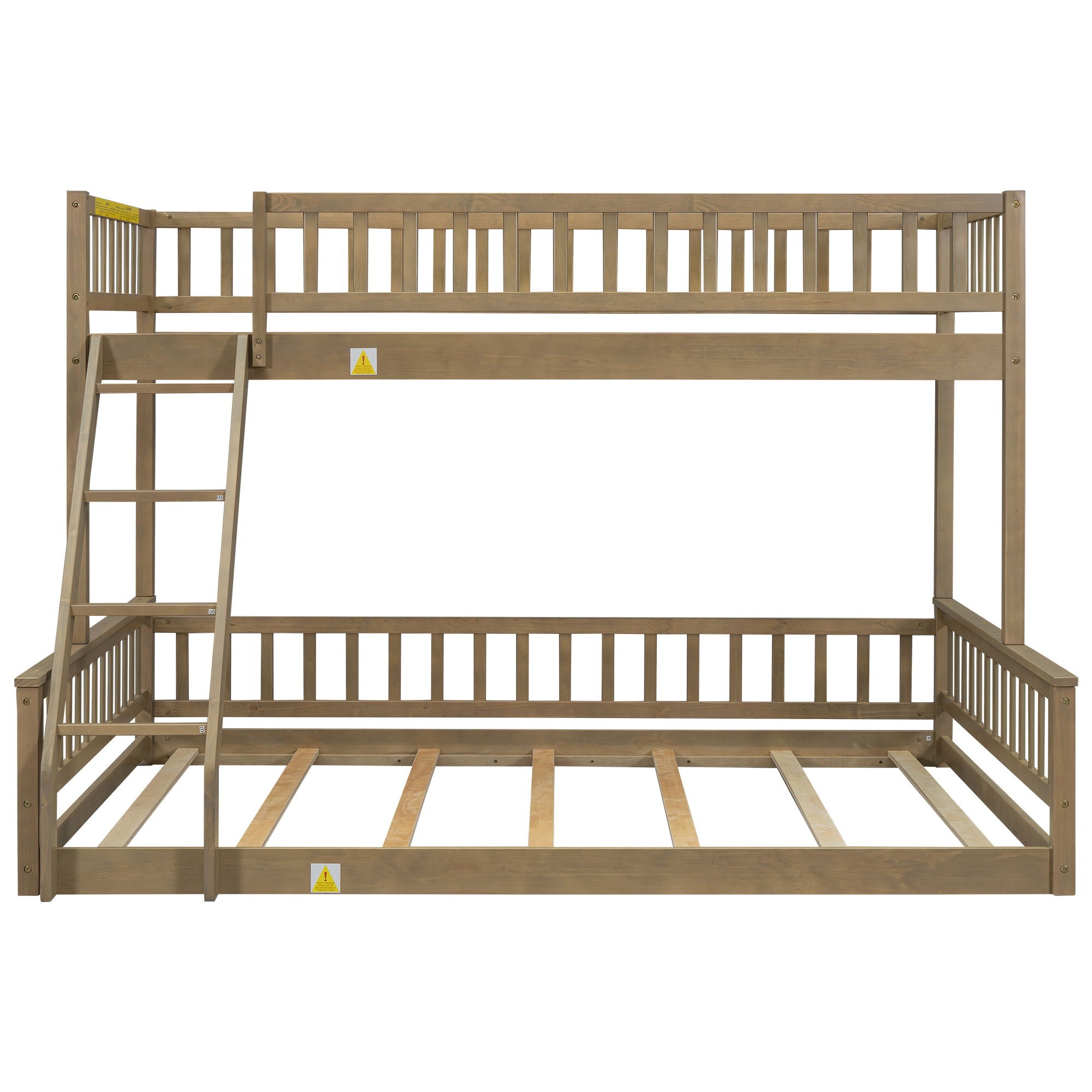 Bunk Bed With Ladder And Guardrails