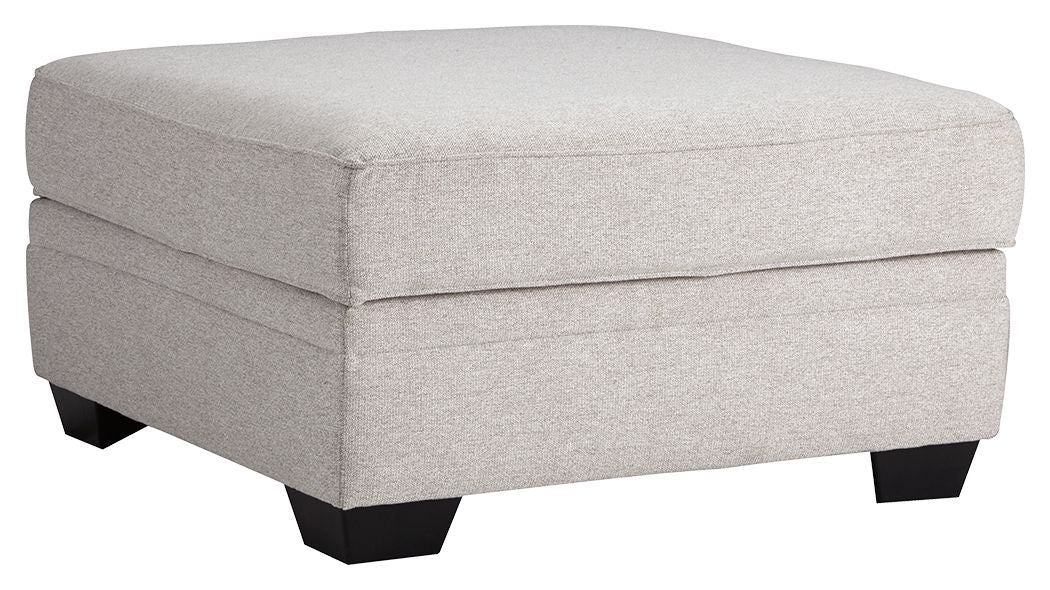 Ashley Furniture Dellara - Chalk - Ottoman With Storage | Meri Furniture