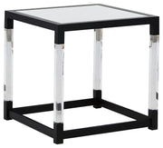Ashley Furniture Nallynx - Metallic Gray - Square End Table | Meri Furniture