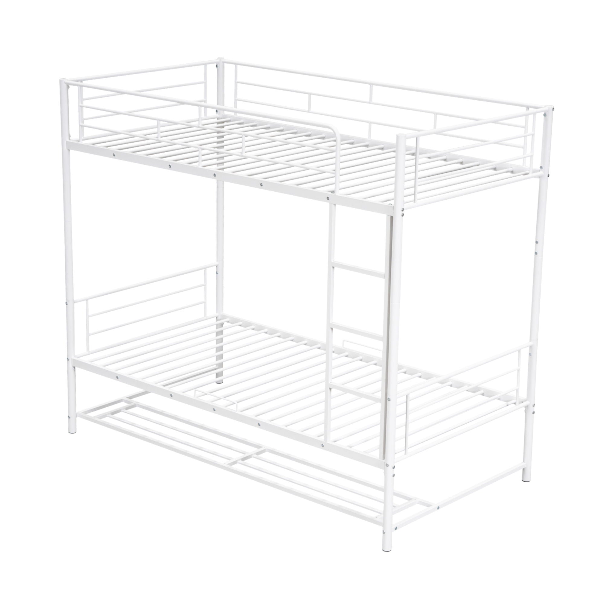 Metal Bunk Bed & Shelf And Guardrails