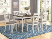 Coaster Fine Furniture Fortress - 7 Piece Rectangular Dining Set - Vintage Vanilla | Meri Furniture