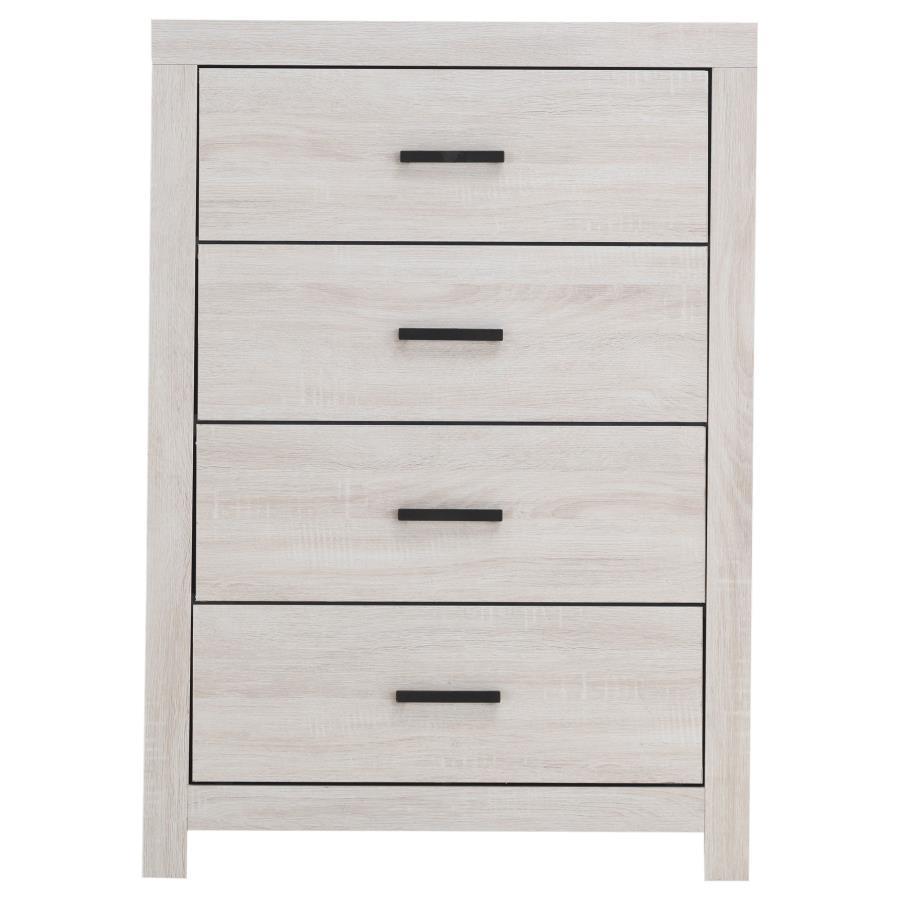 Coaster Fine Furniture Brantford - 4-Drawer Bedroom Chest | Meri Furniture