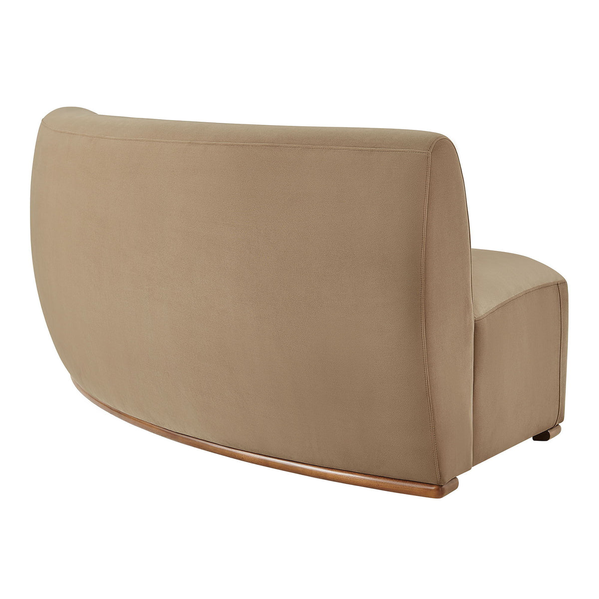 Rialta Curved Armless Performance Velvet Sectional Loveseat by Modway
