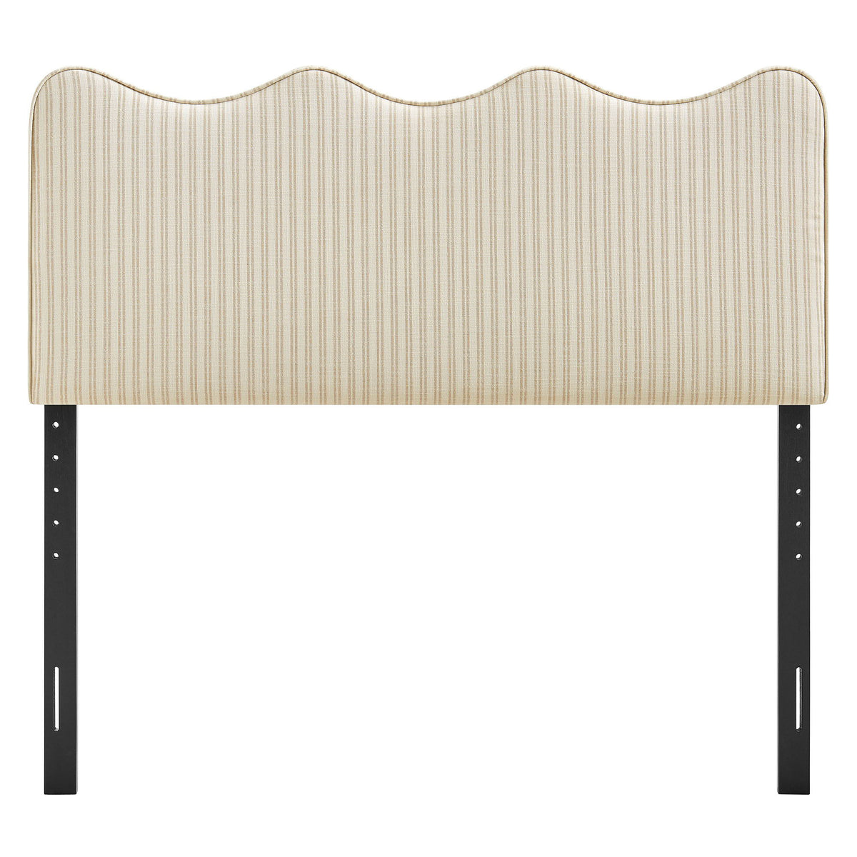Athena Striped Fabric Upholstered Queen Size Headboard by Modway