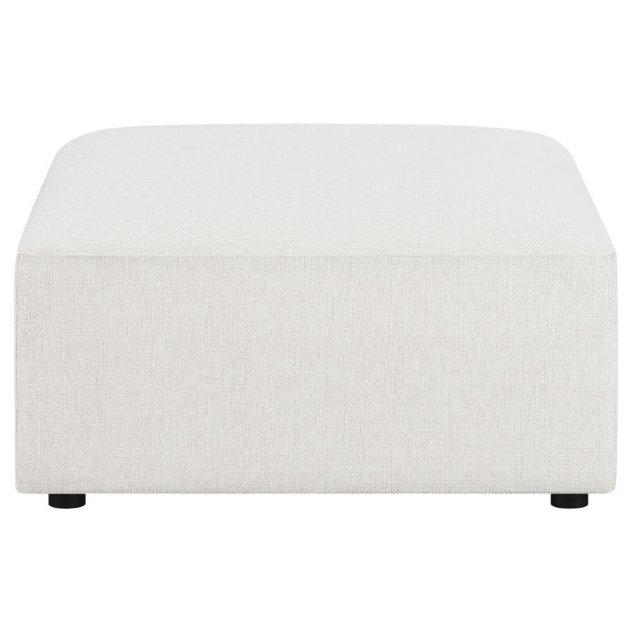 Coaster Fine Furniture Freddie - Square Upholstered Ottoman - Pearl | Meri Furniture