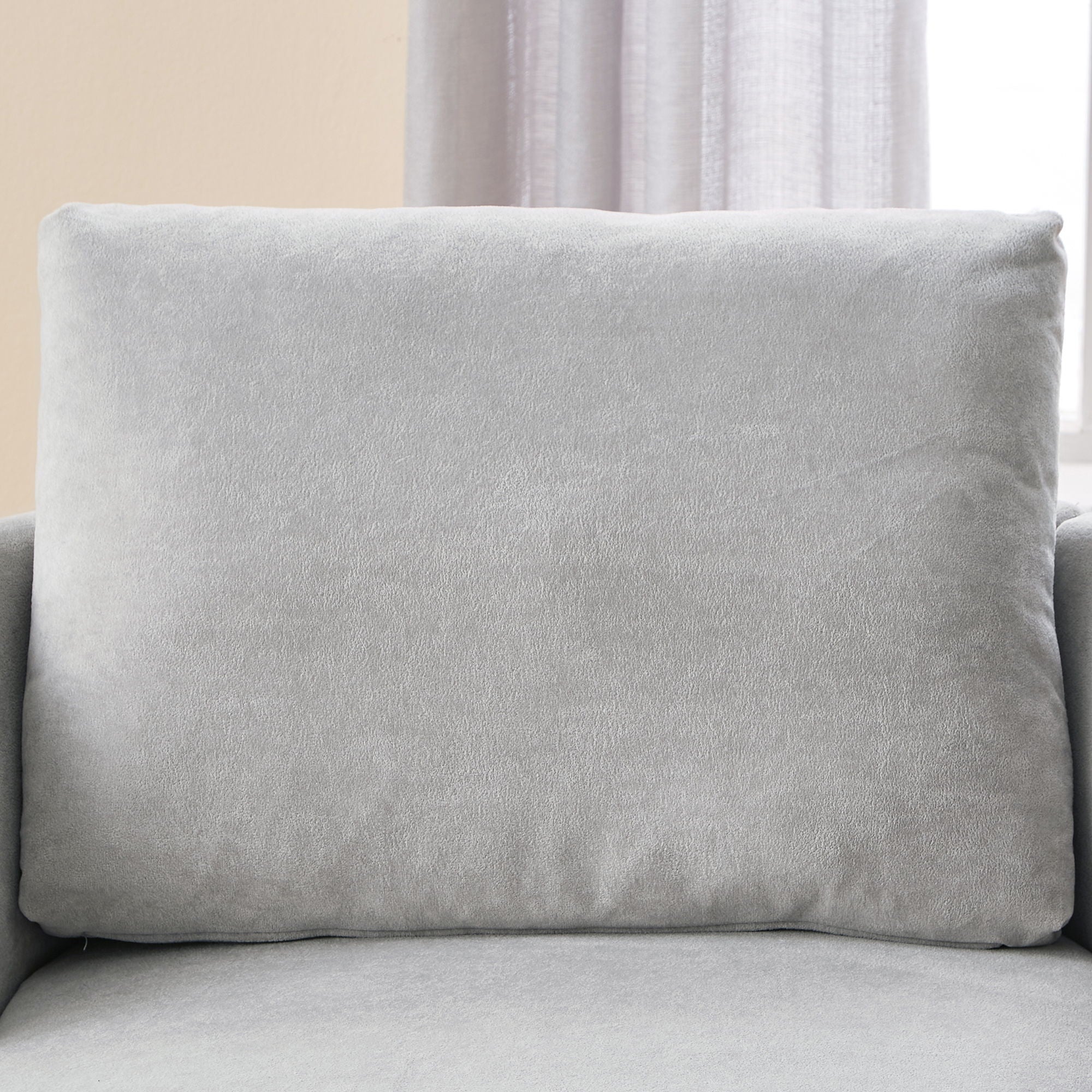 360° Modern Swivel Chair With Upholstered Curved Design