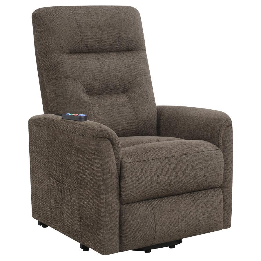 Coaster Fine Furniture Henrietta - Upholstered Power Lift Massage Chair | Meri Furniture