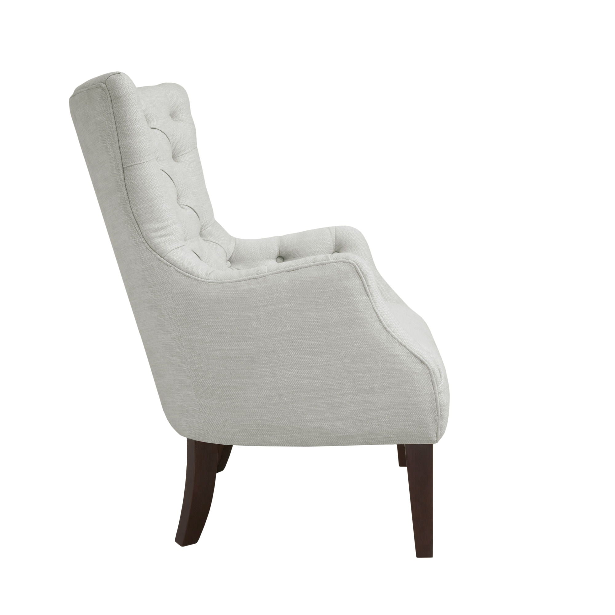 Hannah - Button Tufted Wing Chair
