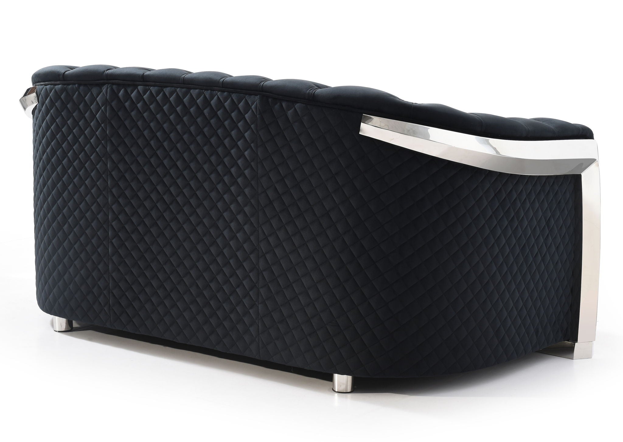 Loveseat With Flared Arms