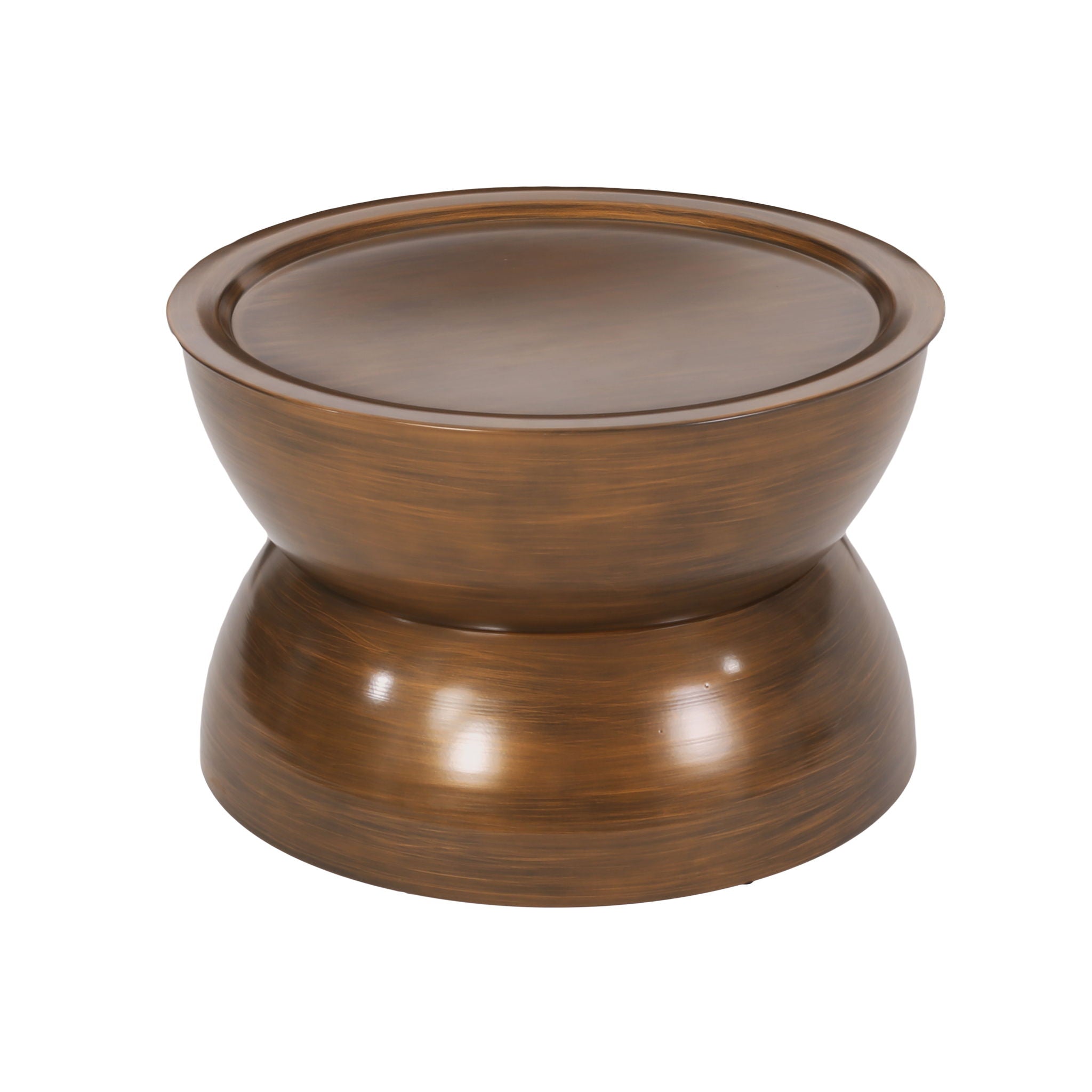 Sparling - Modern Iron Hourglass Coffee Table