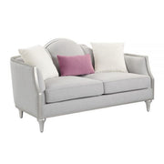 ACME Kasa Loveseat - Beige Linen | Meri Furniture