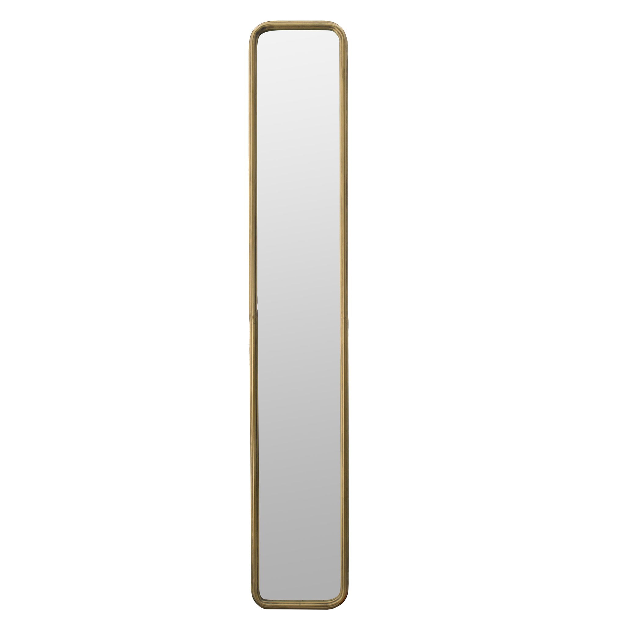 Full Length Mirror With AntiqueMetal Frame, Long Mirror For Hallway Living Room Bedroom Bathroom - Gold