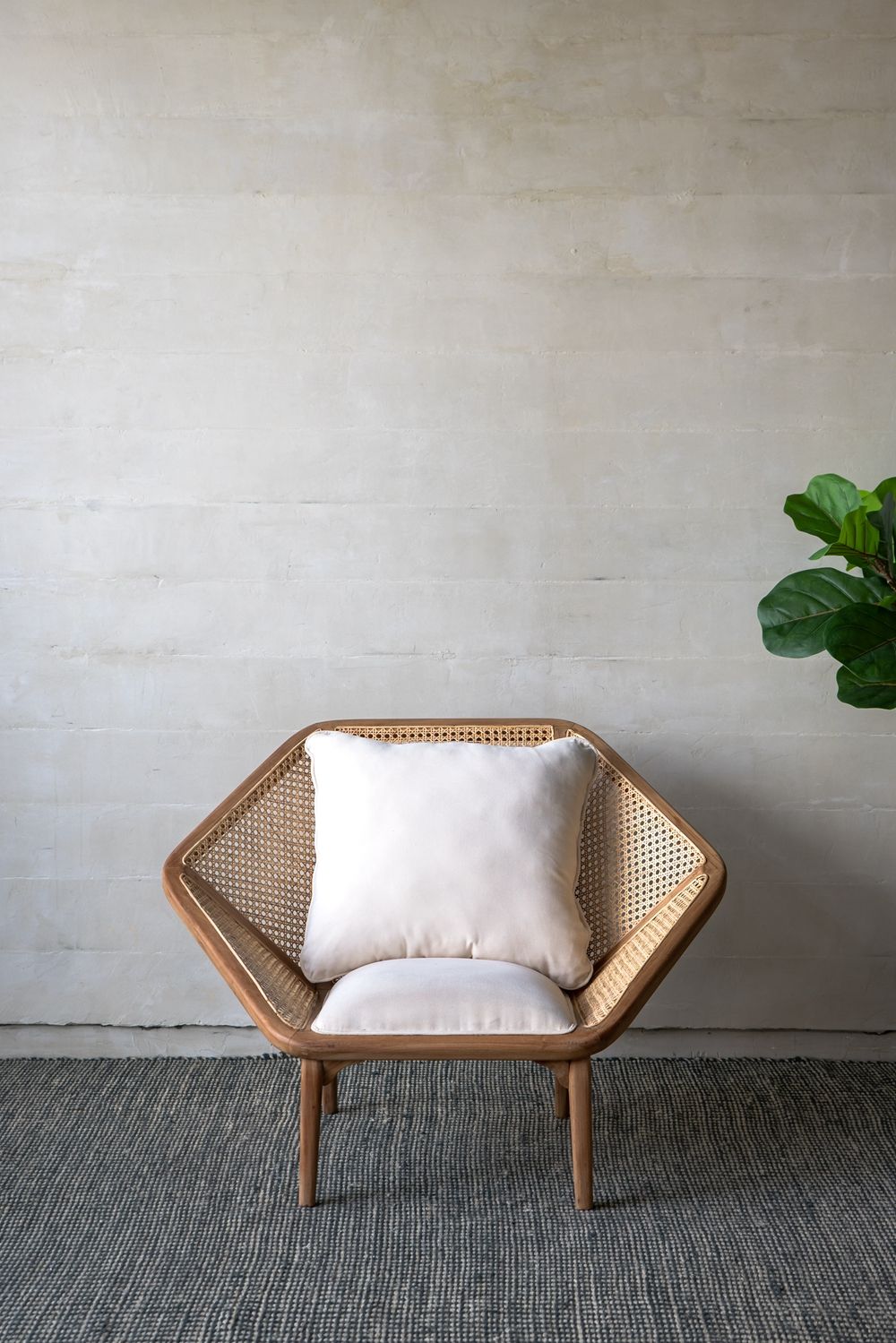 Tectona - Teak Leisure Chair - Natural Wood / Brown