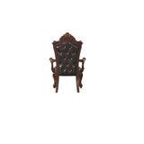 ACME Picardy - Chair (Set of 2) - Cherry Oak & PU | Meri Furniture
