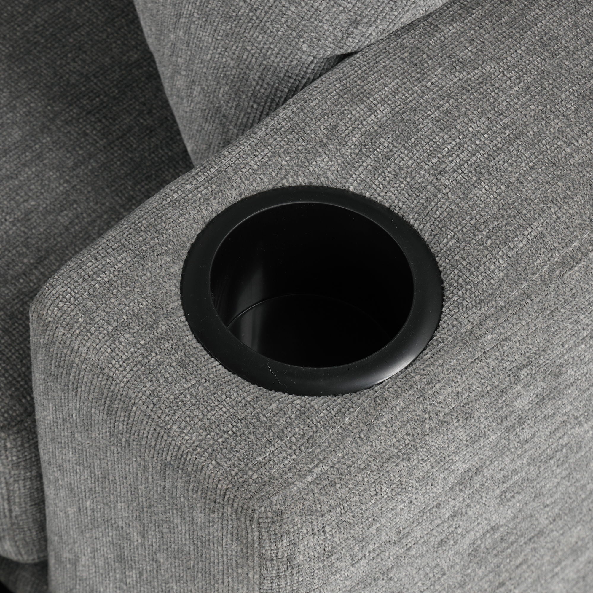 Single Pull Out Sofa Bed With USB Ports And Cup Holders