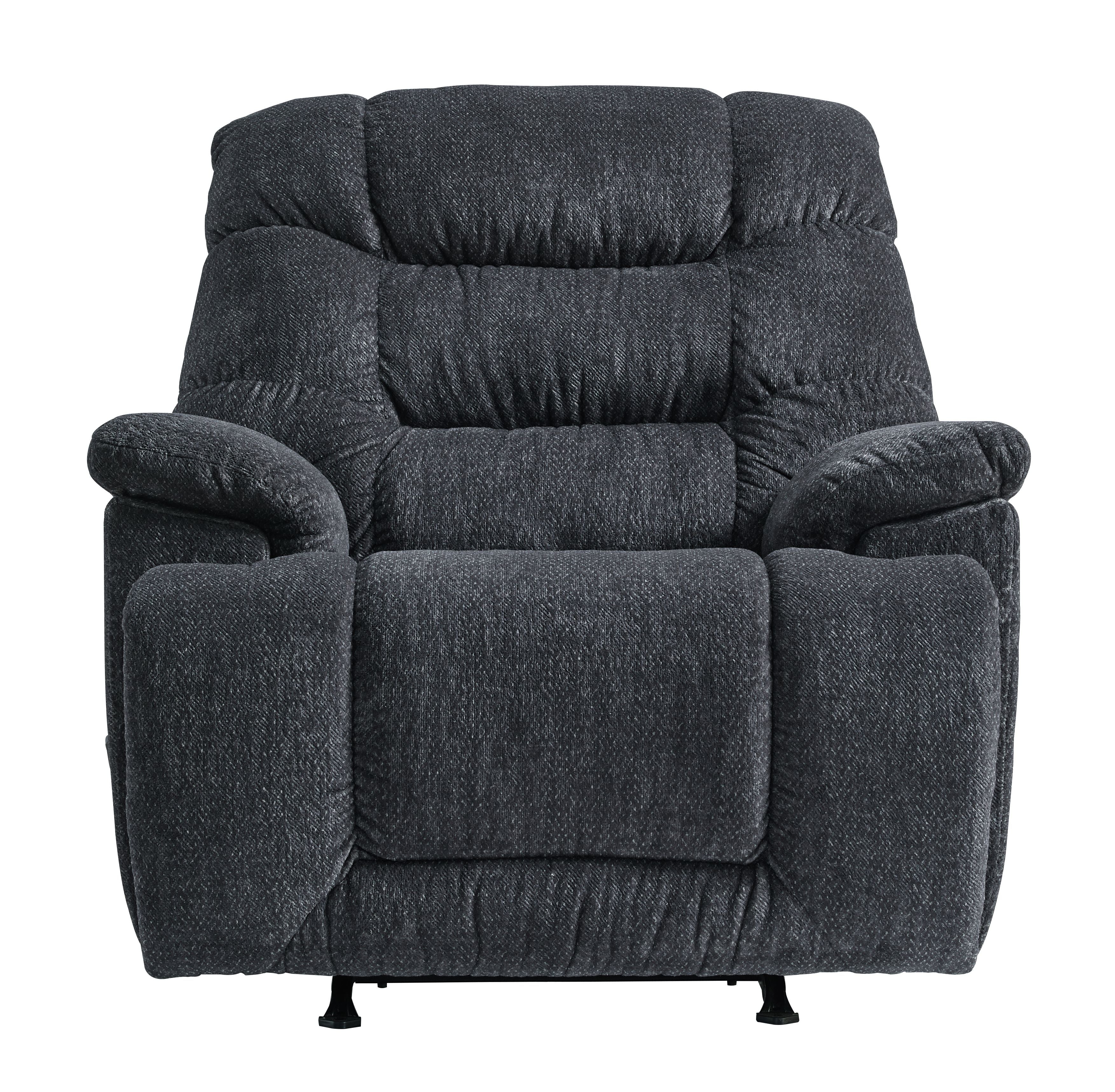 Ashley Furniture Bridgtrail - Charcoal - Rocker Recliner | Meri Furniture
