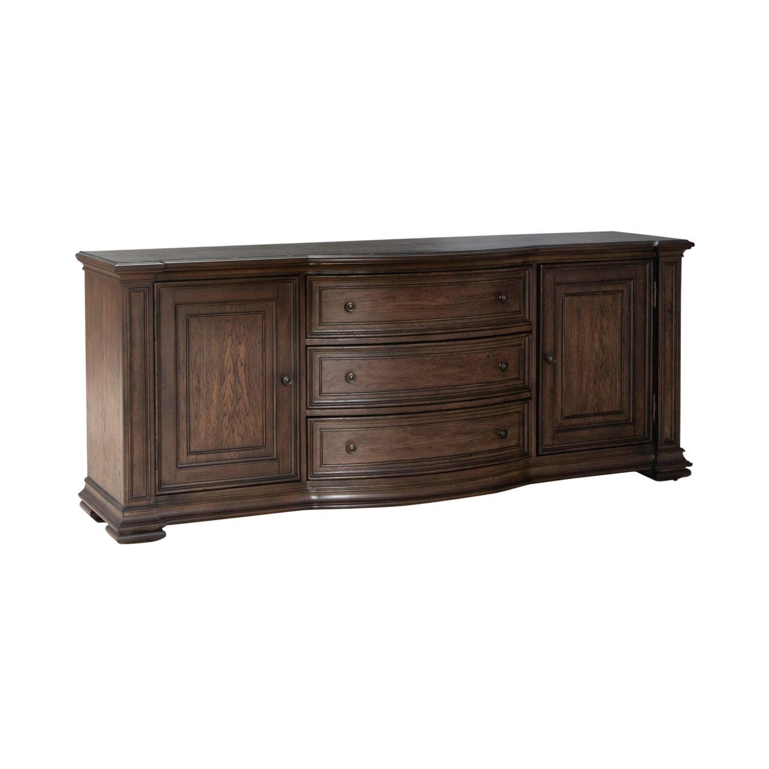 Providence Park - 78" TV Console - Chateau Brown
