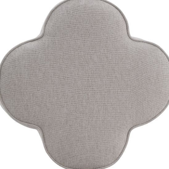 ACME Clover - Counter Height Chair (Set of 2) - Beige Fabric & Champagne Finish | Meri Furniture