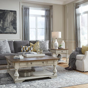 Liberty Furniture Morgan Creek - Alt 3 Piece Living Room Set - White | Meri Furniture