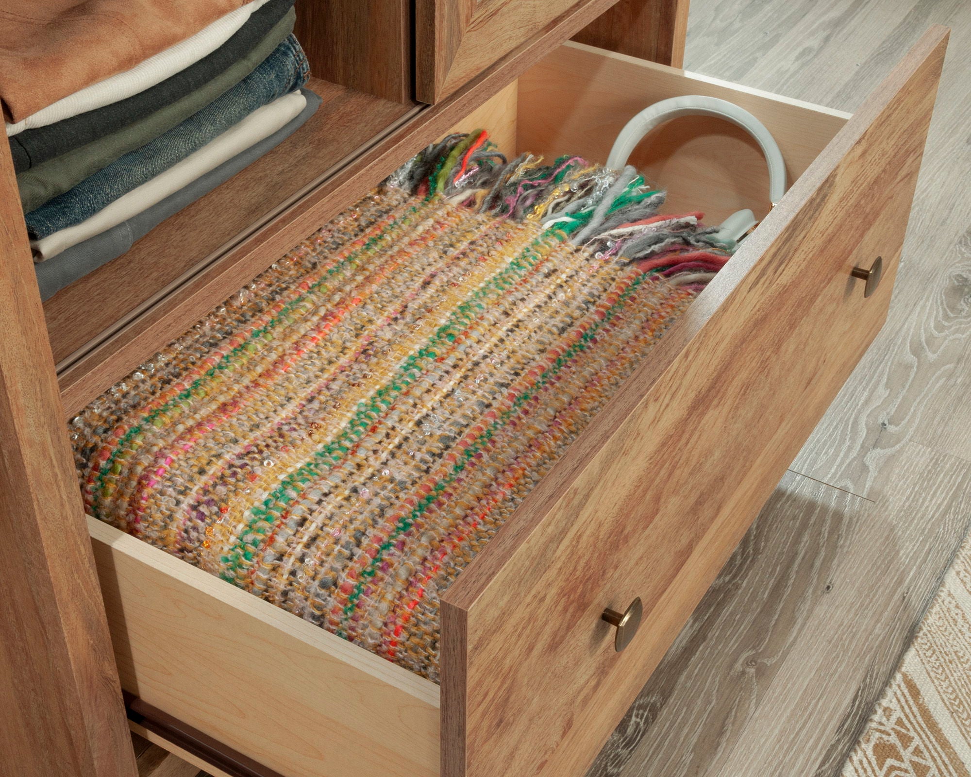 Wardrobe Cabinet in Sindoori Mango