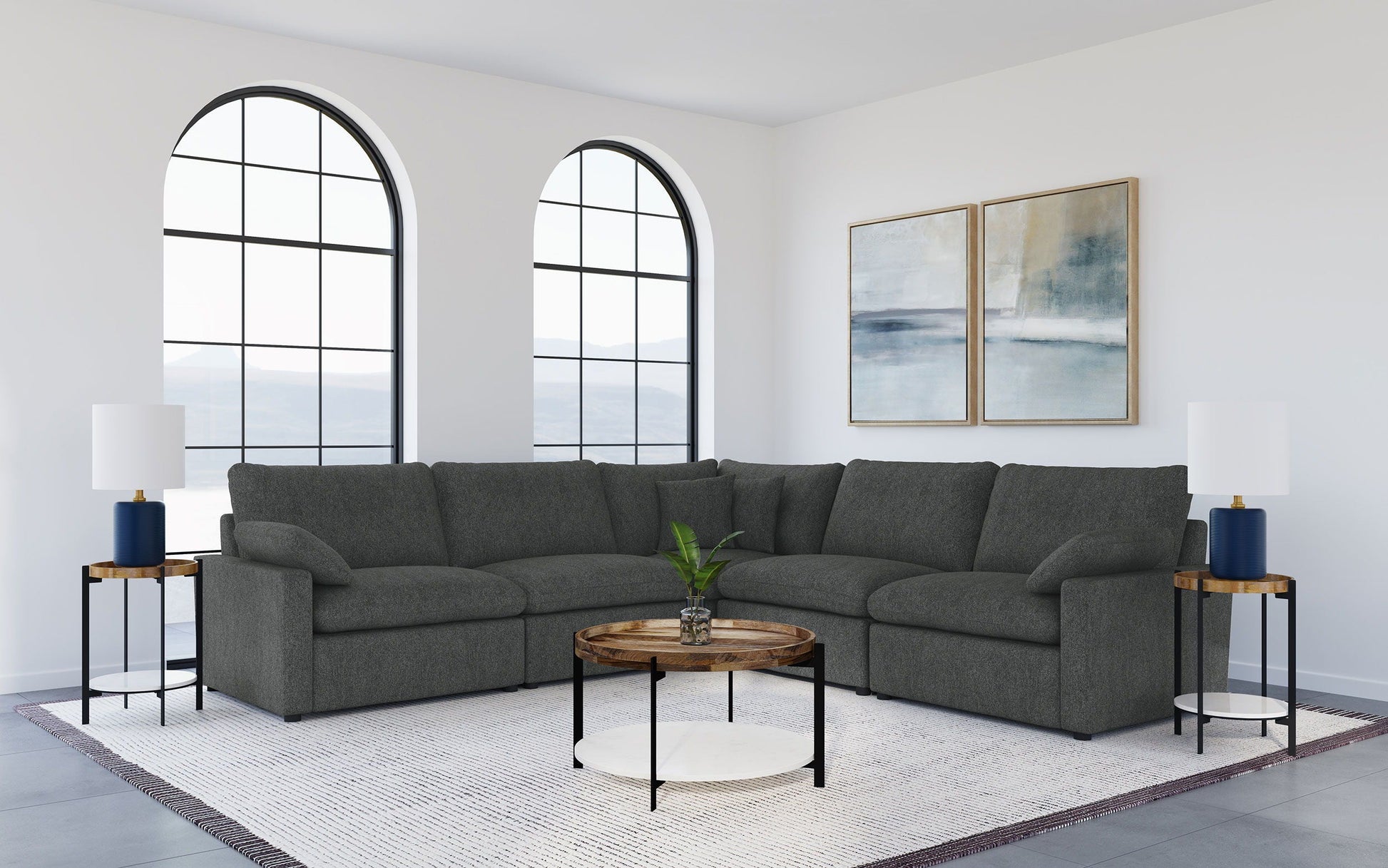 Coaster Fine Furniture Collins - Modular Power Reclining Sectional Sofa | Meri Furniture